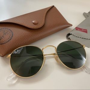 RayBan Round Metal Sunglasses - RB3447
